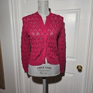 PECK & PECK wool knit cardigan
